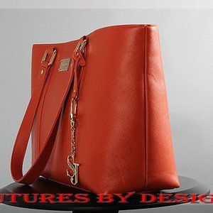 St John Dark Tangerine Tote Bag